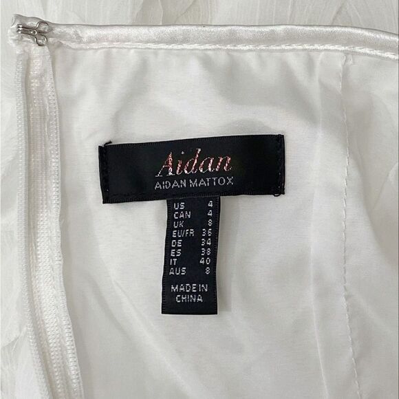 Aidan by Aidan Mattox Trapeze Fringe Dress size 4 - Picture 11 of 13